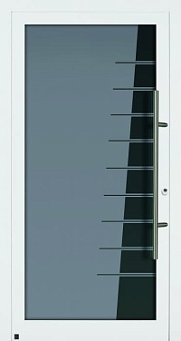 Двери Hormann с остеклением TopComfort - Мотив 100 / MG 117 Белогорске